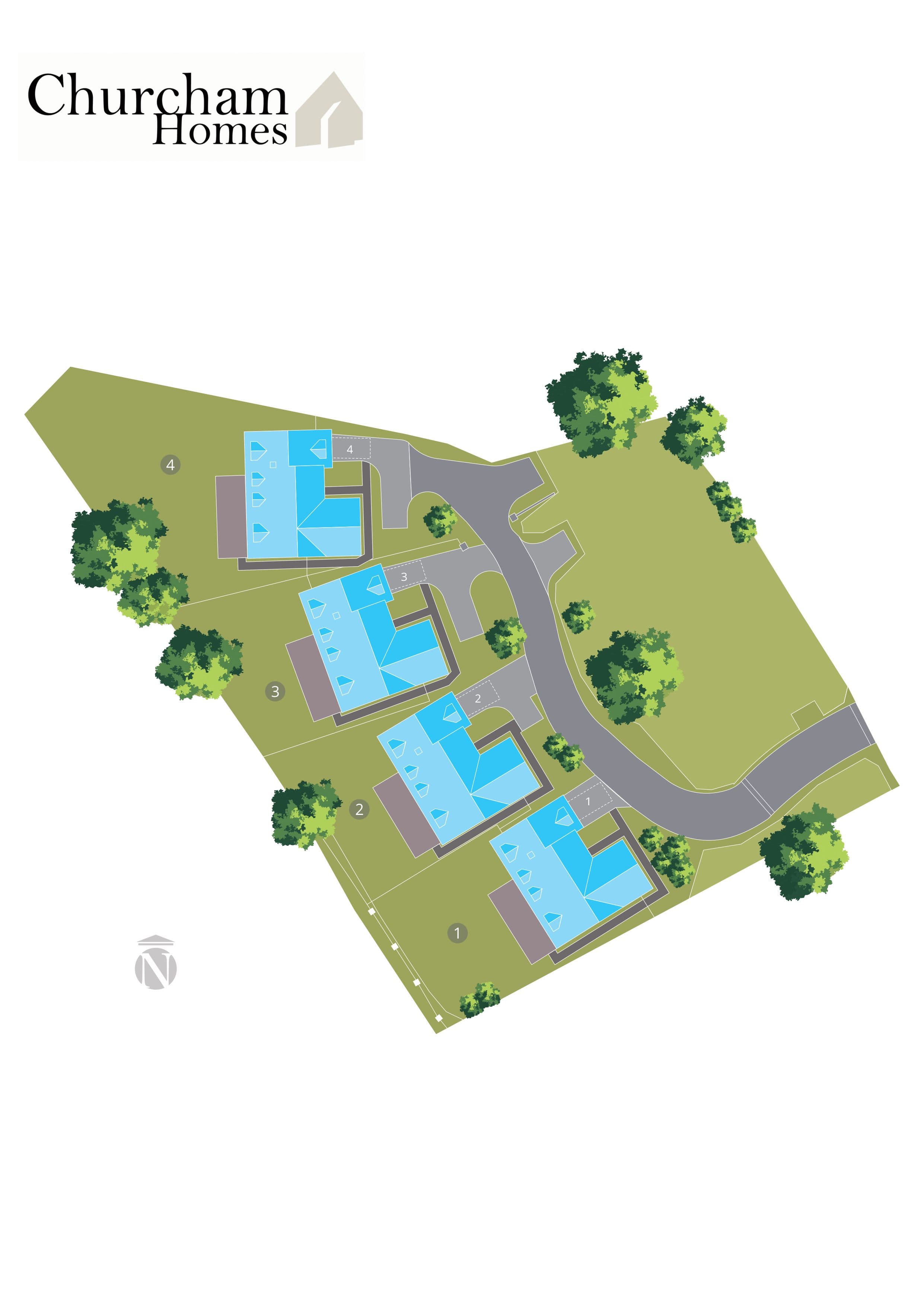 The Carriages site plan
